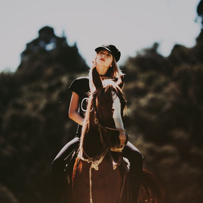 ride a horse